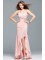 2013 Best A-line Floor-length One Shoulder Strapless Asymmetrical Beading Chiffon Pink Inexpensive Prom Dresses Online  PD-4118