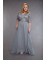 Gorgeous V-neck A-line Ruched Lace Chiffon Plus Size Mother of the Bride/Groom Dresses with Half Sleeves MBD-2124