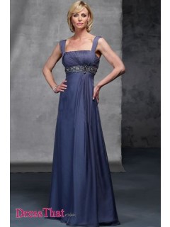 Stunning Tank Straps Empire Ruched Beading Long Ruffles Mother of the Bride Dresses Under 150 Sale MBD-4866