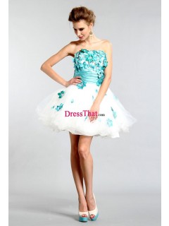 2013 Dedicate Lovely Strapless Princess Short Prom Dress PD-50468