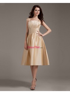 Gorgeous A-Line Spaghetti  Taffeta Homecoming Dresses HD-70141