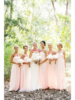 Gorgeous Sheath/Column Sweetheart  Chiffon Bridesmaid Dresses BD-80062