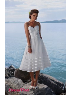 Simple Princess Sweetheart Sleeveless Flowers Empire Organza wedding dress WD-9533