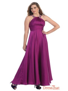 2013 New Arrival Unique Gorgeous Halter Beaded Ruched Fuchsia Backless Long Evening Dress/Prom dress ED-50015