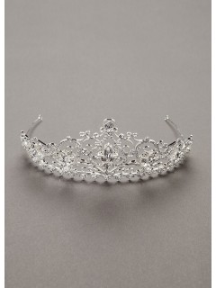 Embellished Silver Quinceanera Wedding Headpieces WH-7078